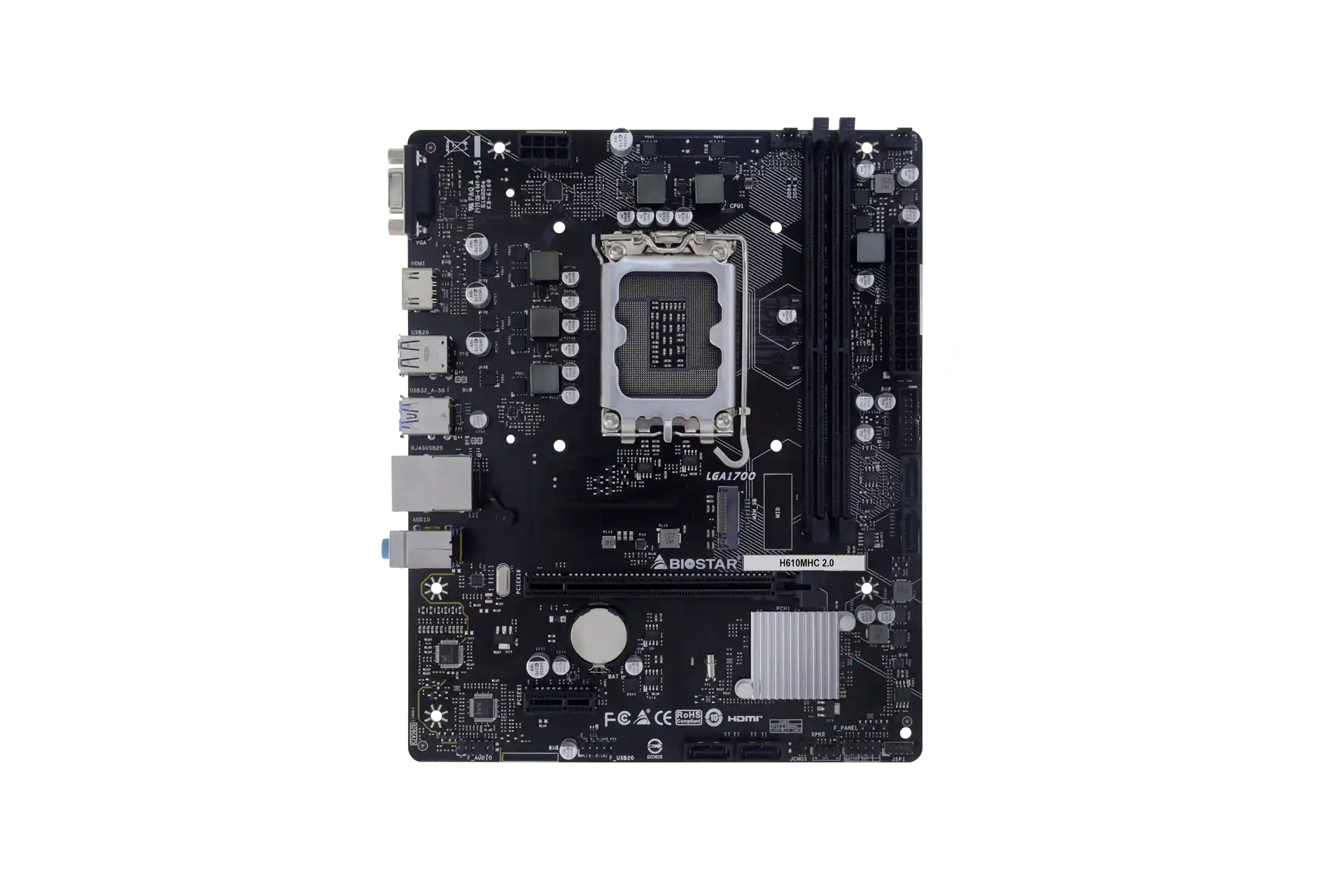 Matične ploče - Matična ploča 1700 Biostar H610MHC 2.0  VGA/HDMI M.2