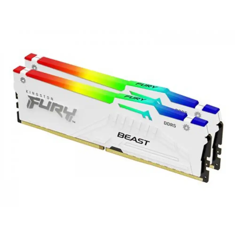 Memorije - Memorija DDR5 32GB (2x16GB) 6000MHz Kingston Fury Beast RGB KF560C36BWE2AK2-32