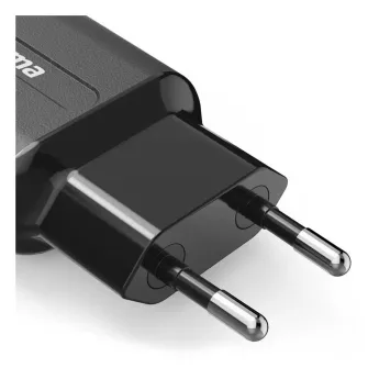 Punjači i adapteri - Kucni punjac, 2x USB, 12W, 5V/2.4 A, crni
