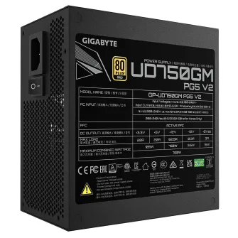 Napajanja - Napajanje 750W Gigabyte GP-UD750GM PG5 V2 Gold- modularno