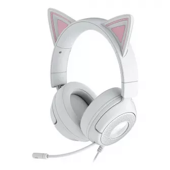 Gejmerske slušalice - Kraken Kitty V3 X - Wired Kitty Headset for Gaming - White Edition