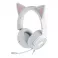 Kraken Kitty V3 X - Wired Kitty Headset for Gaming - White Edition