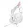 Kraken Kitty V3 X - Wired Kitty Headset for Gaming - White Edition