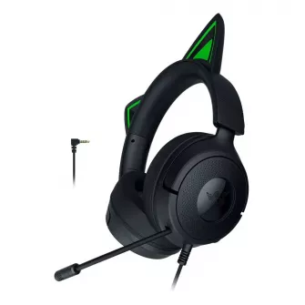 Gejmerske slušalice - Kraken Kitty V3 X - Wired Kitty Headset for Gaming - Black