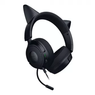 Gejmerske slušalice - Kraken Kitty V3 X - Wired Kitty Headset for Gaming - Black