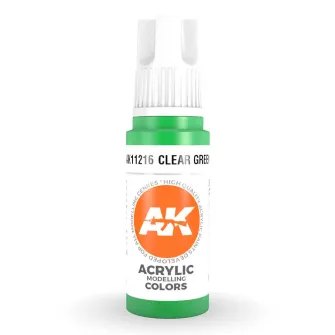 Boje za makete - 3GEN Acrylic Clear Green 17ml