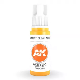 Boje za makete - 3GEN Acrylic Clear Yellow 17ml