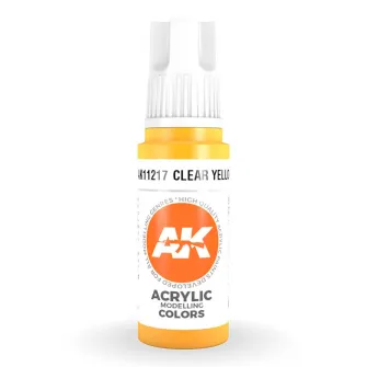 Boje za makete - 3GEN Acrylic Clear Yellow 17ml