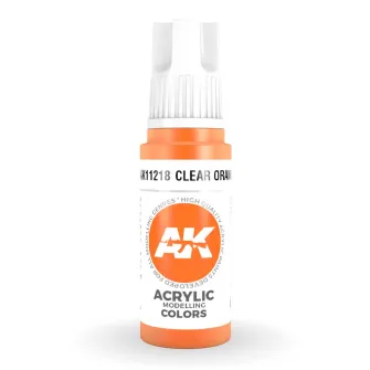 Boje za makete - 3GEN Acrylic Clear Orange 17ml