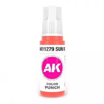 Boje za makete - 3GEN Acrylic Sun Red COLOR PUNCH 17 ml
