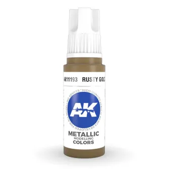 Boje za makete - 3GEN Acrylic Rusty Gold 17ml