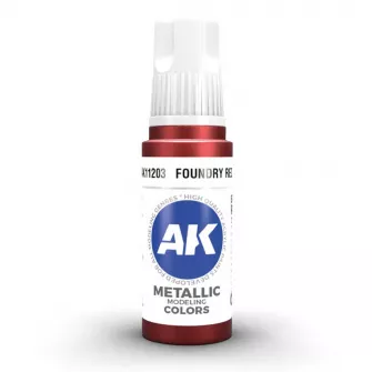 Boje za makete - 3GEN Acrylic Foundry Red 17ml