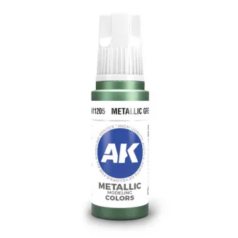 Boje za makete - 3GEN Acrylic Metallic Green 17ml