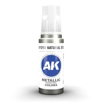Boje za makete - 3GEN Acrylic Natural Steel 17ml