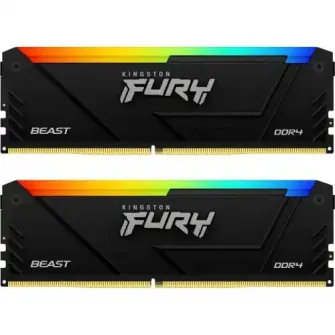 Memorije - Memorija DDR4 64GB 3600MHz (2x32) Kingston Fury Beast RGB KF436C18BB2AK2/64