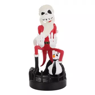 Akcione figure - The Nightmare Before Christmas: Jack Skellington Santa Suit Cable Guys Controller and Phone Stand
