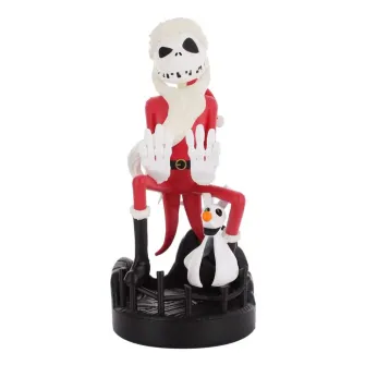 Akcione figure - The Nightmare Before Christmas: Jack Skellington Santa Suit Cable Guys Controller and Phone Stand