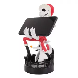 Akcione figure - The Nightmare Before Christmas: Jack Skellington Santa Suit Cable Guys Controller and Phone Stand