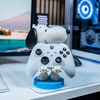 Akcione figure - Peanuts: Snoopy Cable Guys Controller and Phone Stand