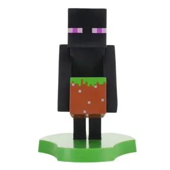 Akcione figure - Minecraft: Enderman Holdems, Mini Cable Guys Phone Stand and Device Holder