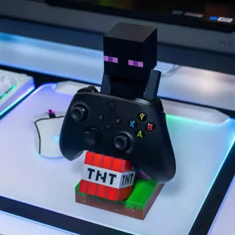 Akcione figure - Minecraft: Enderman Cable Guy Controller and Phone Stand