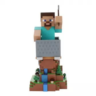 Akcione figure - Minecraft: Steve Cable Guy R.E.S.T Collectible Figure Device Holder