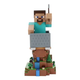Akcione figure - Minecraft: Steve Cable Guy R.E.S.T Collectible Figure Device Holder