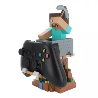 Akcione figure - Minecraft: Steve Cable Guy R.E.S.T Collectible Figure Device Holder