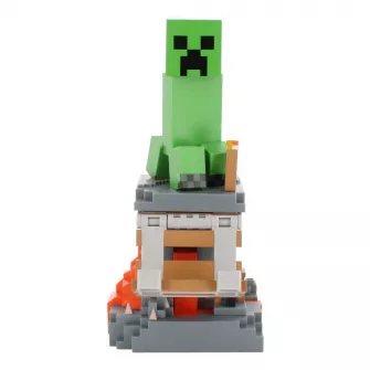 Akcione figure - Minecraft: Creeper Cable Guy R.E.S.T Collectible Figure Device Holder