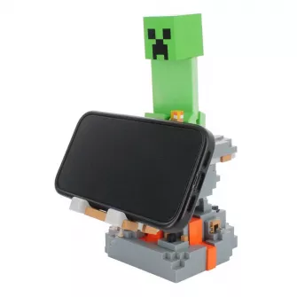 Akcione figure - Minecraft: Creeper Cable Guy R.E.S.T Collectible Figure Device Holder