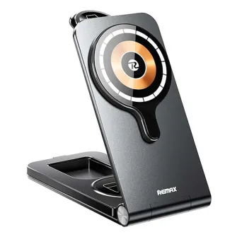 Punjači i adapteri - REMAX RP-W3 -3 in 1 Foldable Aluminum Alloy Holder wireless charger