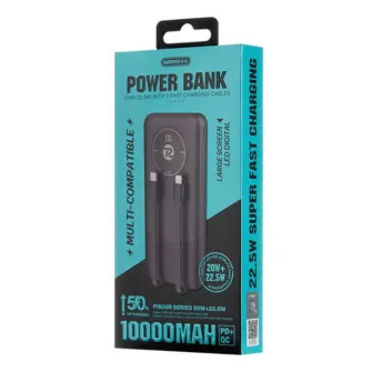 Power bank - REMAX RPP-37-20W +22.5W TYPE-C Fast Charging Cabled Power Bank