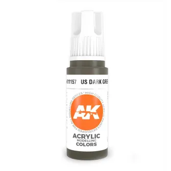 Boje za makete - 3GEN Acrylic US Dark Green 17ml