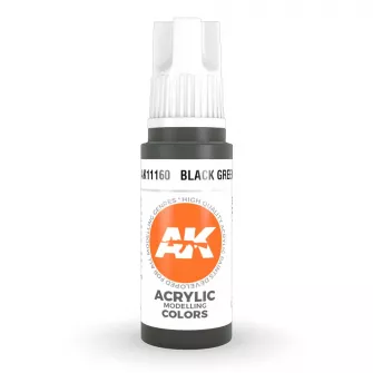 Boje za makete - 3GEN Acrylic Black Green 17ml