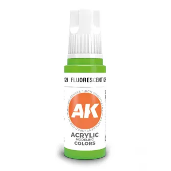 Boje za makete - 3GEN Acrylic Fluorescent Green 17ml