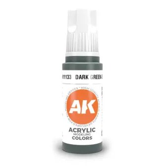 Boje za makete - 3GEN Acrylic Dark Green-Grey 17ml