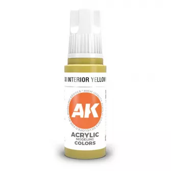 Boje za makete - 3GEN Acrylic Interior Yellow Green 17ml