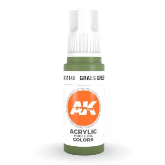 Boje za makete - 3GEN Acrylic Grass Green 17ml