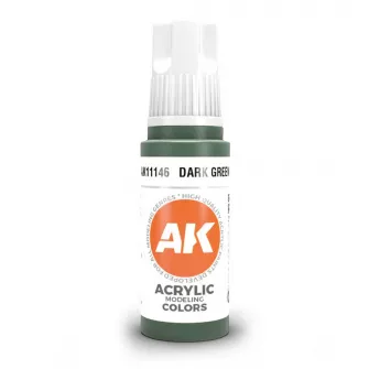 Boje za makete - 3GEN Acrylic Dark Green 17ml
