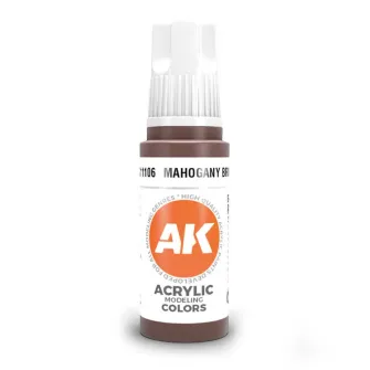 Boje za makete - 3GEN Acrylic Mahogany Brown 17ml