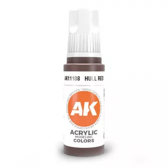Boje za makete - 3GEN Acrylic Hull Red 17ml