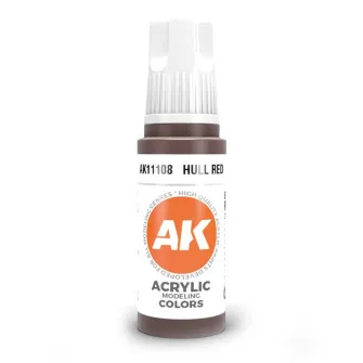 Boje za makete - 3GEN Acrylic Hull Red 17ml