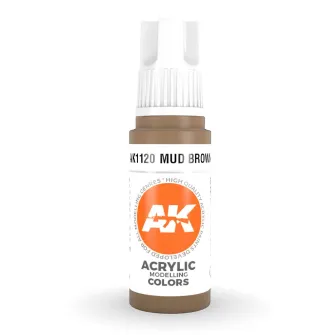 Boje za makete - 3GEN Acrylic Mud Brown 17ml