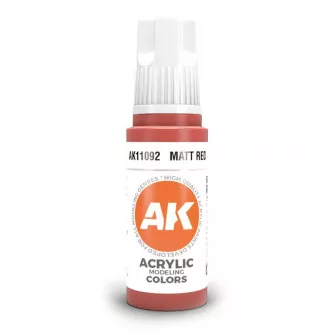 Boje za makete - 3GEN Acrylic Matt Red 17ml