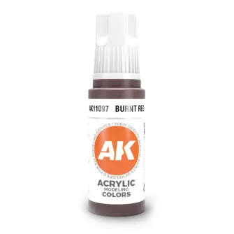 Boje za makete - 3GEN Acrylic Burnt Red 17ml