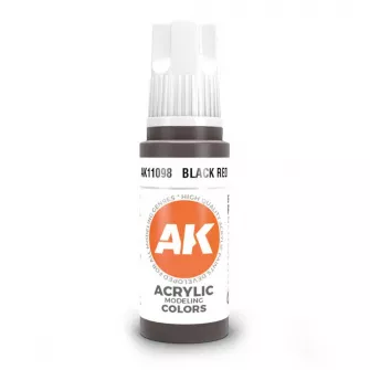 Boje za makete - 3GEN Acrylic Black Red 17ml