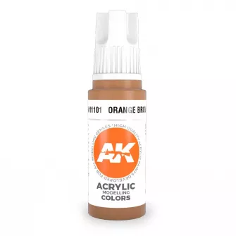 Boje za makete - 3GEN Acrylic Orange Brown 17ml
