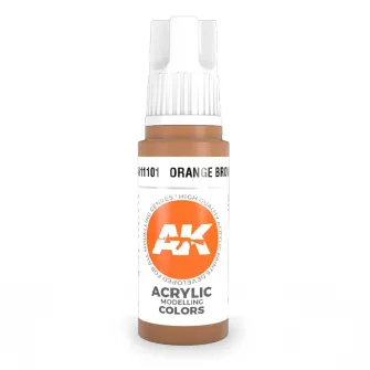 Boje za makete - 3GEN Acrylic Orange Brown 17ml