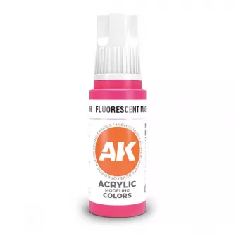 Boje za makete - 3GEN Acrylic Fluorescent Magenta 17ml