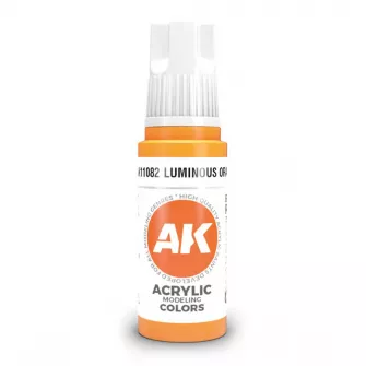 Boje za makete - 3GEN Acrylic Luminous Orange 17ml